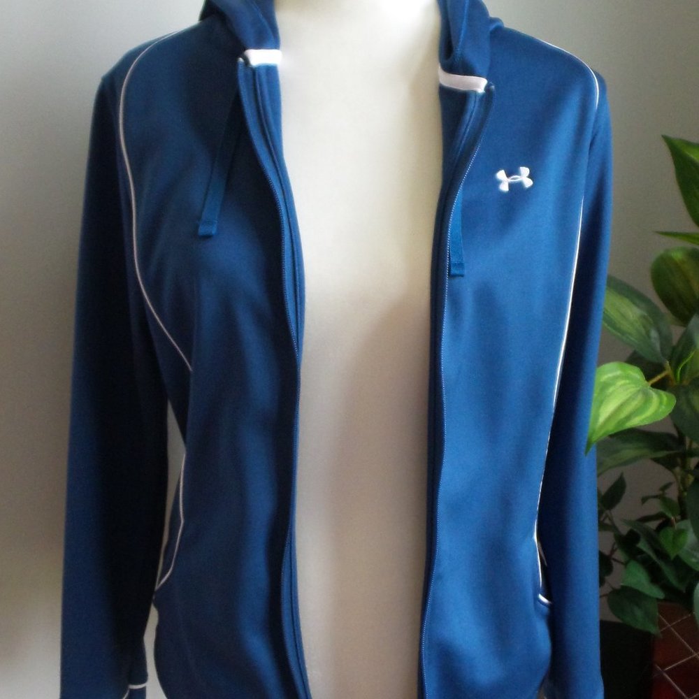 Under Armour Full Zip Jacket EUC Medium Blue